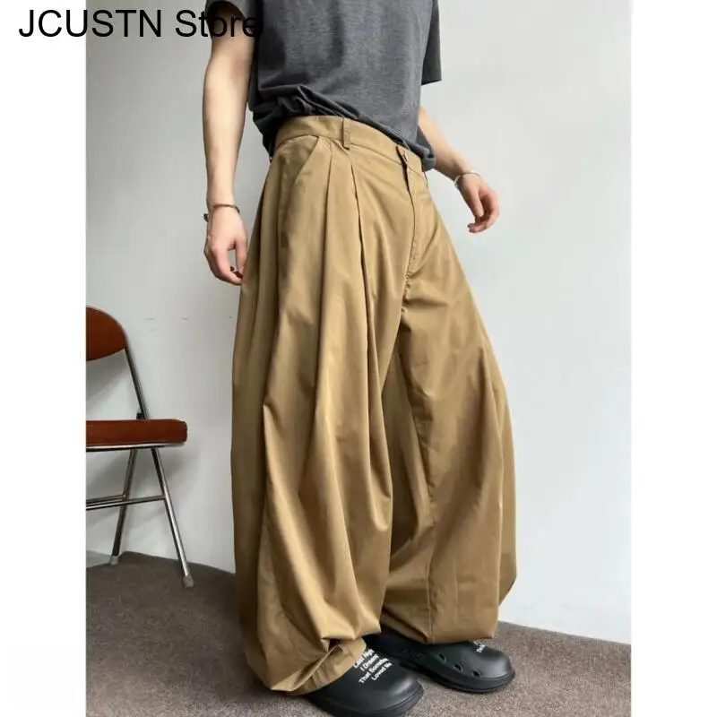 

Широкие брюки для женщин и мужчин с высокой талией, уличные базовые свободные спортивные брюки, корейские женские брюки в стиле ретро Y2K, брюки Koraen Harajuku