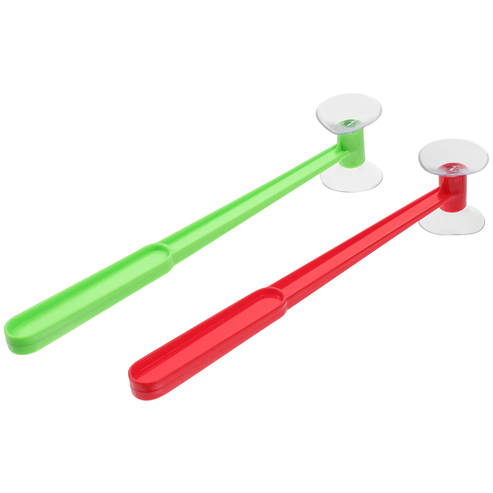 

2 Pcs Sucker Suction Cup Hammer Toy Child Double Sided Cups Plastic Children Hammers