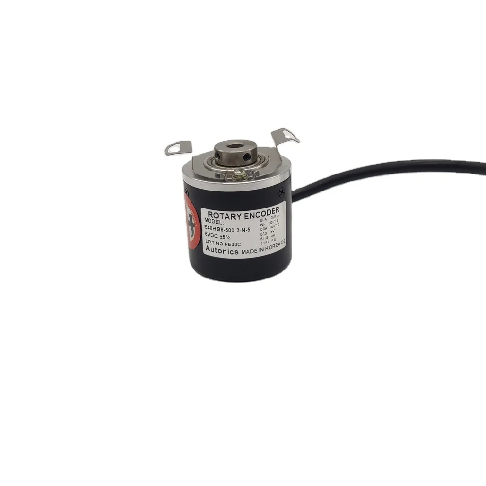 E40HB6-500-3-N-5 6mm Shaft 500ppr Encoder E40HB6-500-3-N-5 Rotary Encoder for CNC Machine