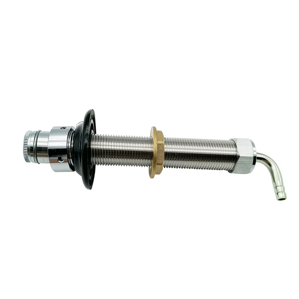 KegLand Nukatap Beer Tap Brewing Faucet Long Shank 150mm Stainless Steel  Barb Tail 5/8 Hex Nut & EPDM Washer