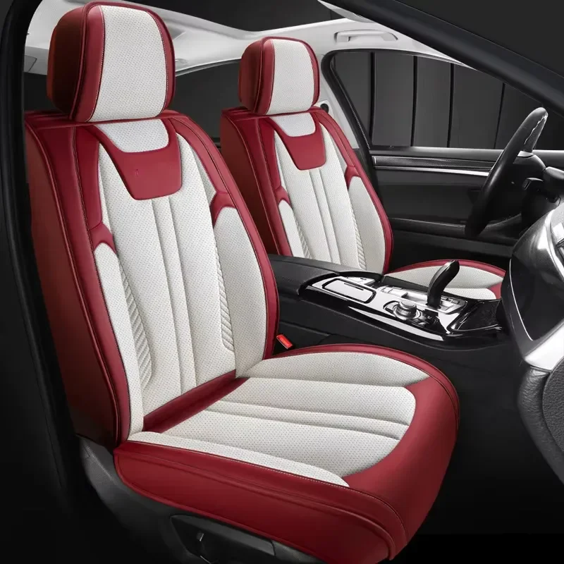 Universal Car Seat Cushion Napa Leather Breathable High End Four Season Standard Version Auto Interior Accessories
