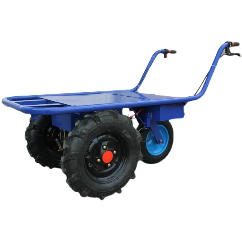 Electric handcart, lithium battery, agricultural tricycle, orchard transport vehicle, chicken bus, can climb steep slopes and mo