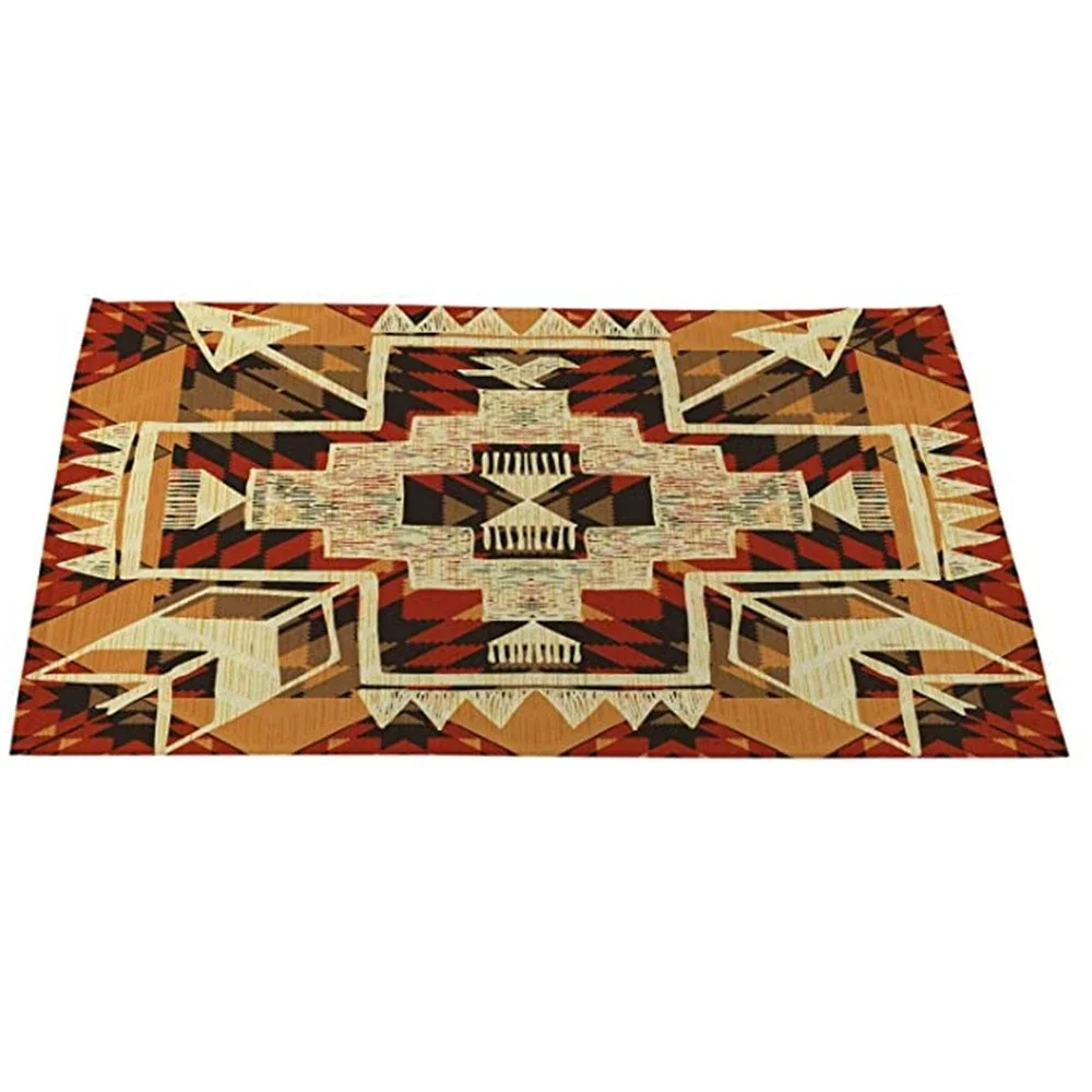 【Summer Vibrant】Fruit & Floral Print Placemat, Heat-Resistant & Non-Slip, Universal Placemat for Home, Kitchen & Outdoor