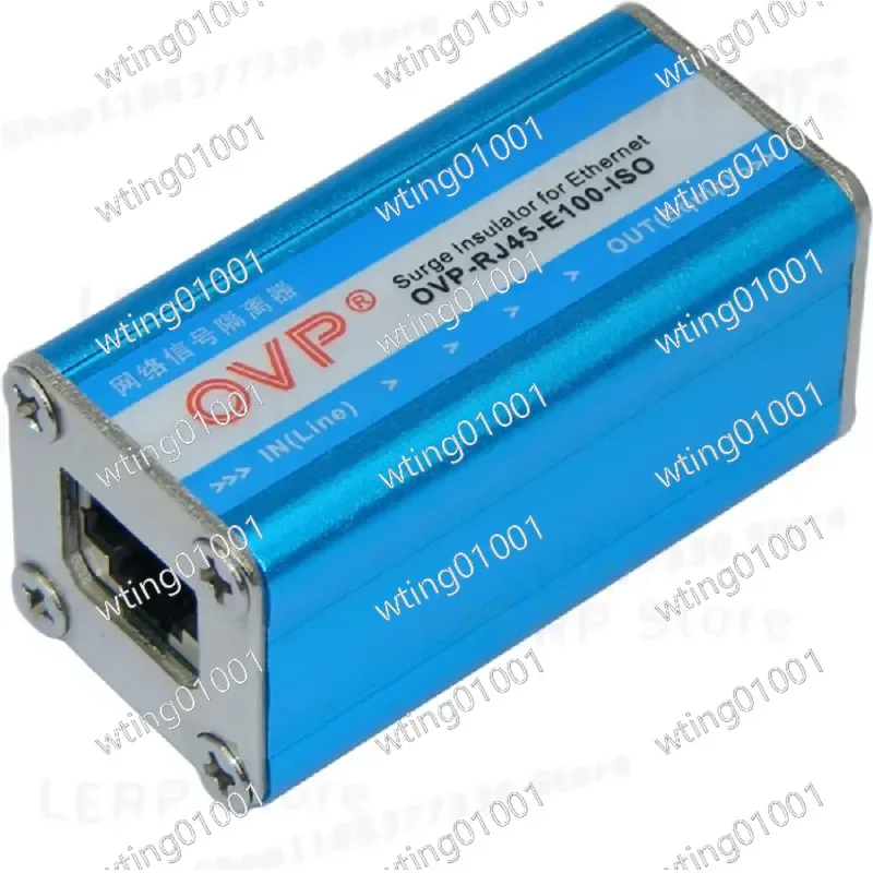 for Network Security Unit Module 100M Gigabit Signal Isolator Ethernet Cable Protector Surge Suppressor Data Line Filter Anti