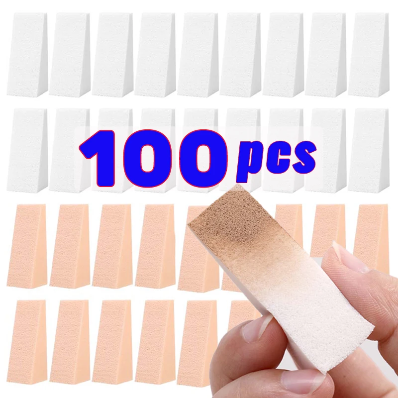 

1-100Pcs Triangle Soft Makeup Sponge Face Foundation Concealer Cream Powder Dry Wet Use Blend Smearing Powder Puff Cosmetic Tool