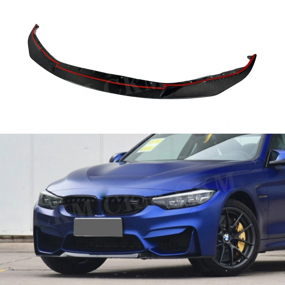 

CKMUUER Dry Carbon Fiber Diffuser Protector For BMW G80 M3 G82 G83 M4 2021-2024 Front Bumper Chin Lip Body Kits