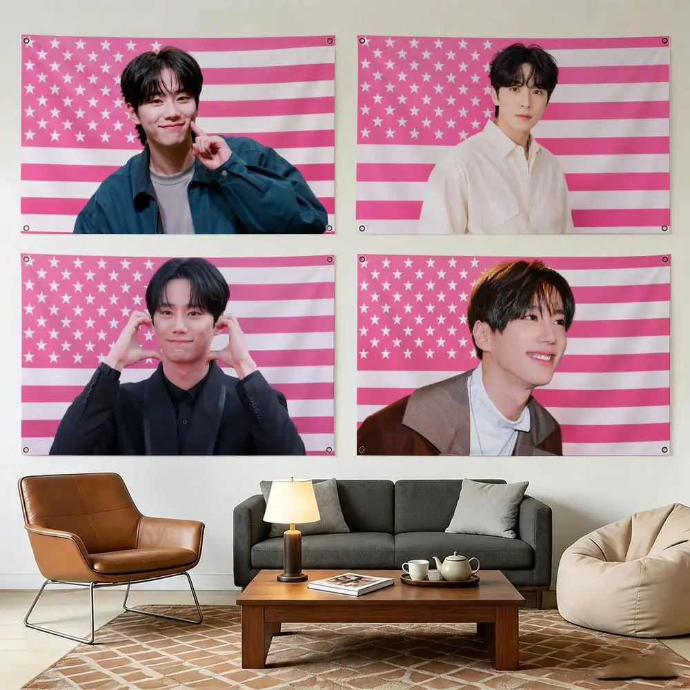 Lee J-Jun-young Singer Flags Durable Outdoor Indoor Festive Decoration Classic Design Wall Room Banner