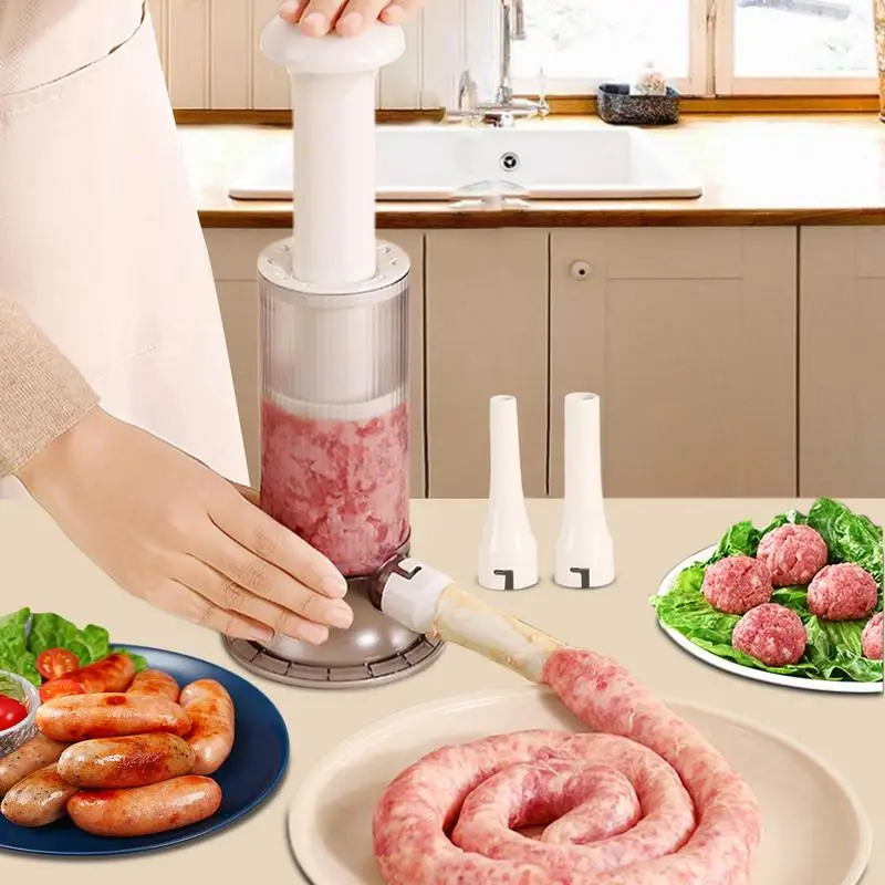 

Наполнитель для колбас, горизонтальный набор для изготовления колбас, домашний кухонный инструмент для приготовления колбас, наполнитель для колбас