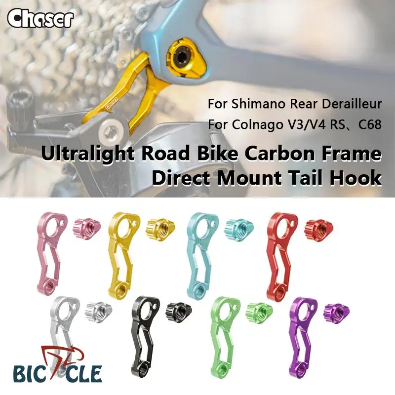 

Chaser Road Bike Ultralight Direct Mount Tail Hook Road Bike Carbon Frame For Shimano Rear Dial For Colnago V3V4RS/C68
