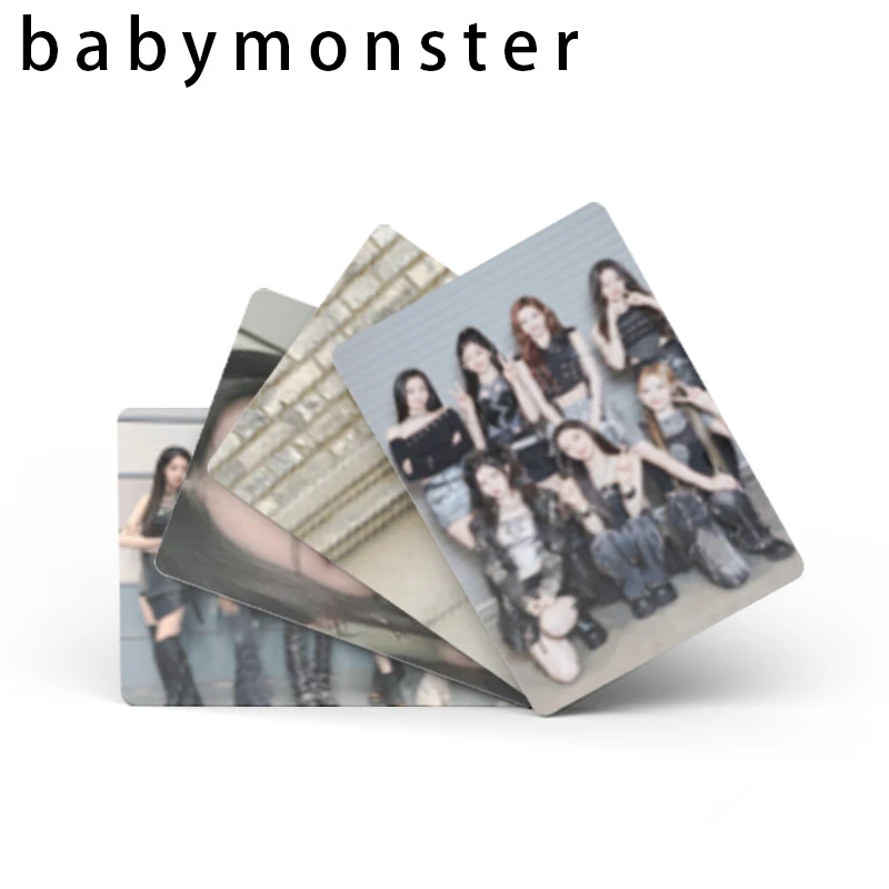 Imagem -05 - Kpop Baby Monster-lomo Card Album para Sempre hd Presente Coleção Fan Cartão Fotográfico Cartão Postal Ahyeon Haram 50 Pcs por Conjunto Alta Qualidade