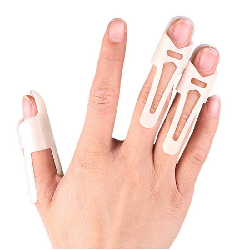 1Pcs Finger Splint Brace Adjustable Finger Support Protector Arthritis Corrector Joint Finger Straightener Brace Correction