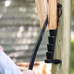 An der Wand montierter Brennholz spalter aus kohlenstoff haltigem Stahl