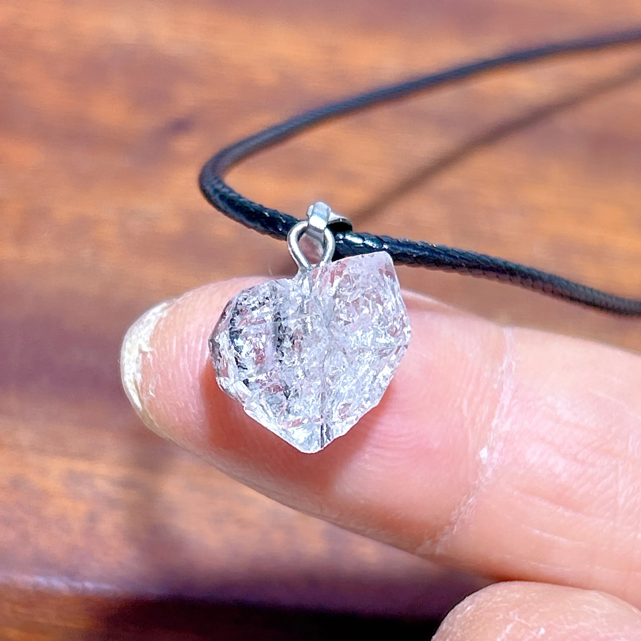 Натуральный необработанный кристалл Herkimer Diamond: высококачественный целебный образец, сверкающий сувенир, подарок для мужчин и женщин