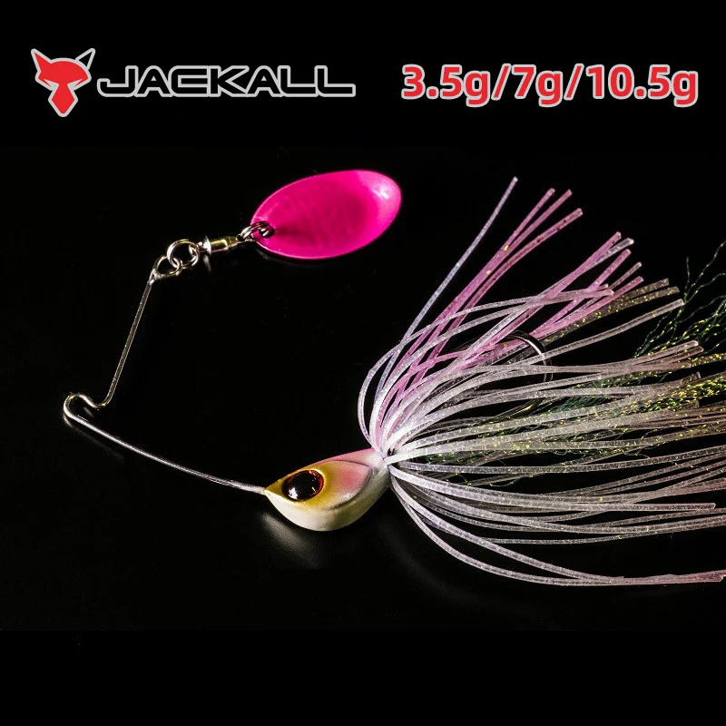 日本輸入ジャッカル-ルアー-吊り下げ防止複合スパンコール-deraspin-シングルブレード-コンパクト-サーチ-ベイト