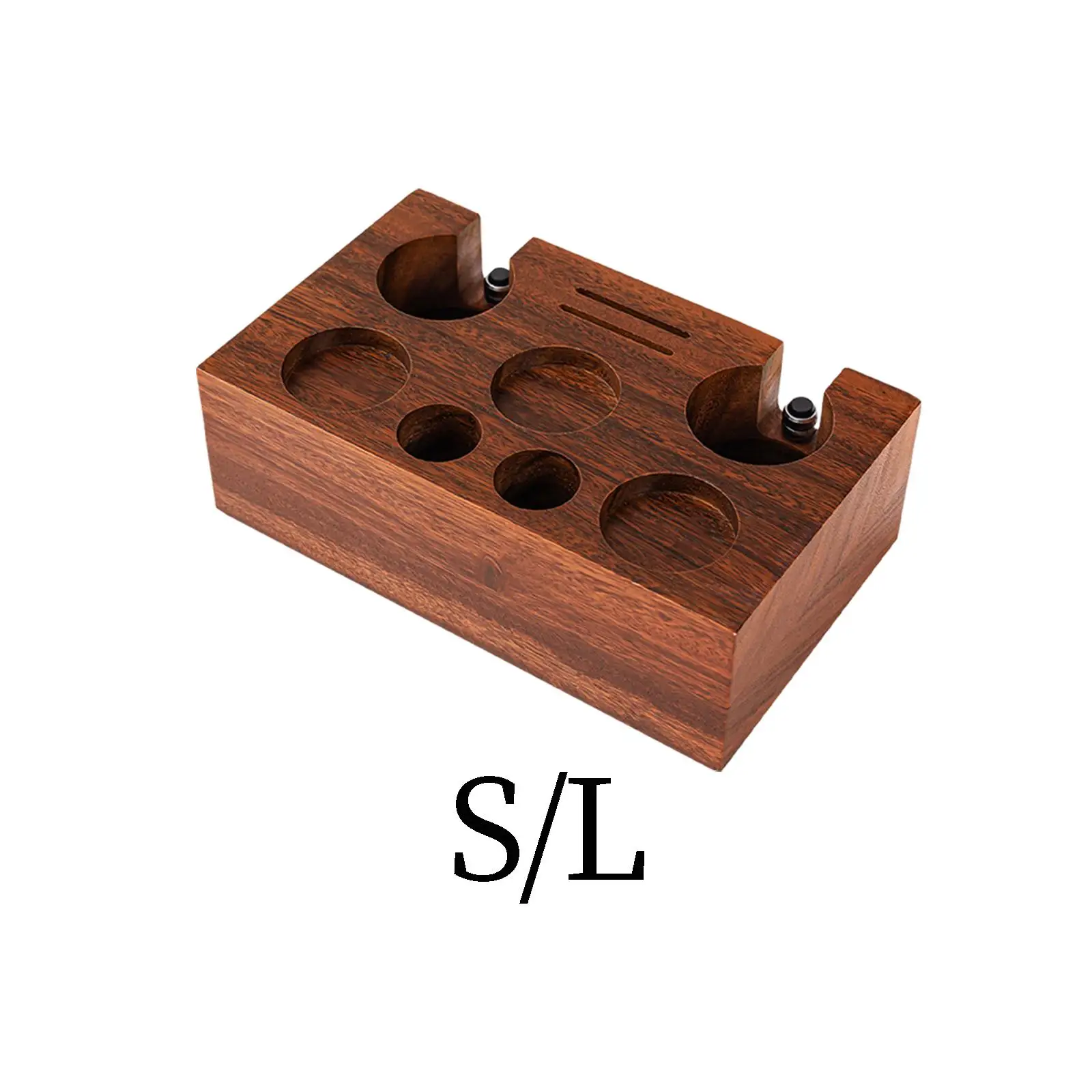 

Walnut Espresso Tamp Mat Stand Non Slip Coffee Tamper Espresso Station for Kitchen Espresso Machine Accessories