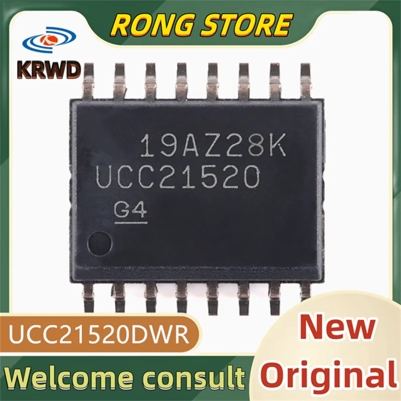 5PCS UCC21520 New and original UCC21520DWR UCC21520DW UCC21520D 21520DWR SOP-16