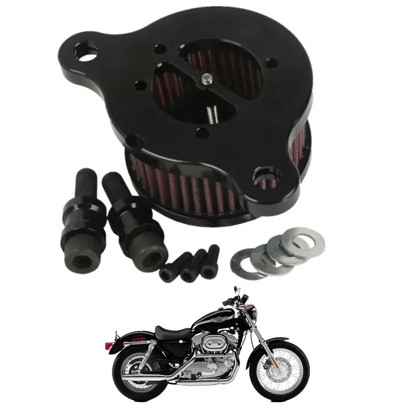 

Для Harley Sportster 48 72 XL883 XL1200 2004-2016 2014, запчасти для мотоциклов, аксессуары, воздухоочиститель, впускной фильтр