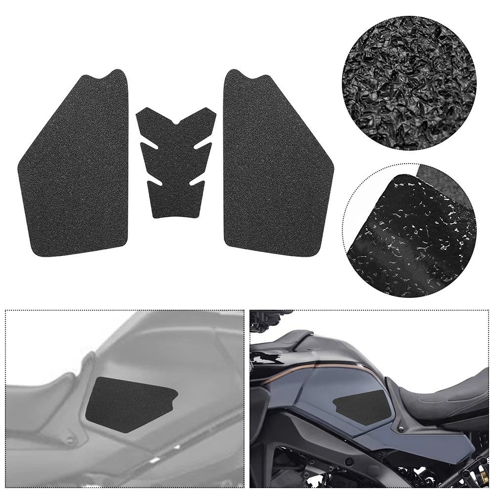 Motorcycle Non-slip Side Fuel Tank Stickers Waterproof Pad Rubber Sticker For TRACER9 TRACER 9 GT 2021 2022 2023