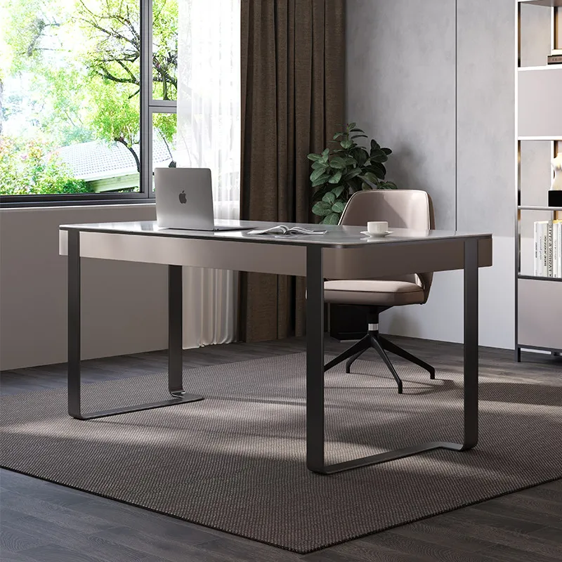 Modern Computer Office Desk Luxury Reception Minimalist Aesthetic Office Desk Nordic Space Saving Ufficio Commercial Furniture