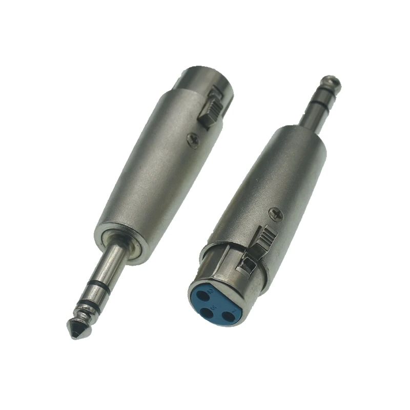 1 sztuk XLR 3PIN 3-Pin XLR 3Pin męski i żeński do RCA 6.35mm 6.35mm Mono 3.5mm mężczyzna i kobieta mikrofon Audio Adapter mikrofonu złącza