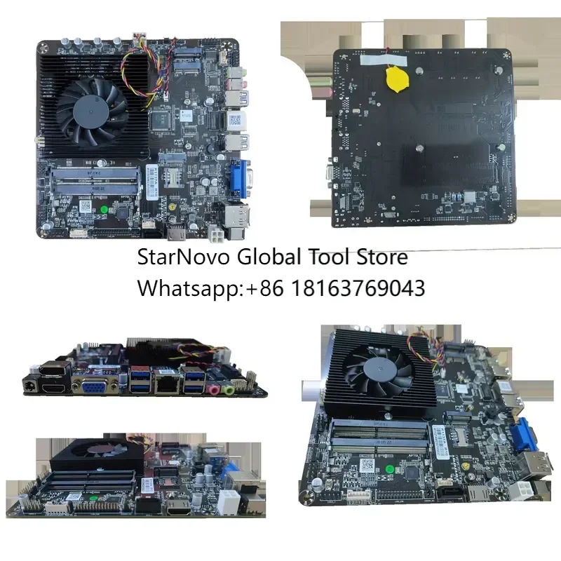 2026 Hot! Mainboard Core I7 11370H Tiger Lake Quad Core 2*HD-MI DP VGA 2*DDR4 M.2 2280 17*17cm Mini Itx Motherboard