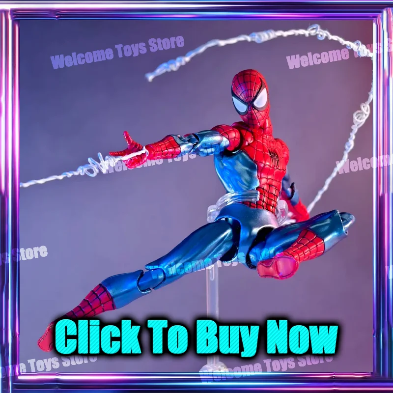 Model Kit Spiderman - Figurka Spider-Mana Mafex 075 z komiksu