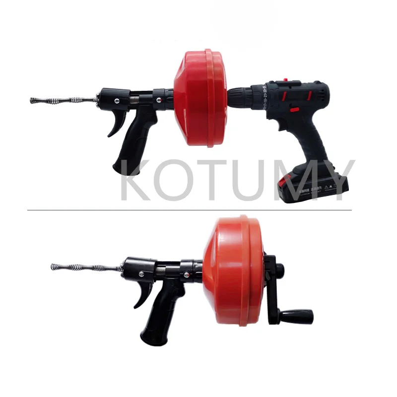 Electric Toilet dredge Machine Sewer Artifact Home Kitchen Toilet Water Plugging Tools Pipe Dredge