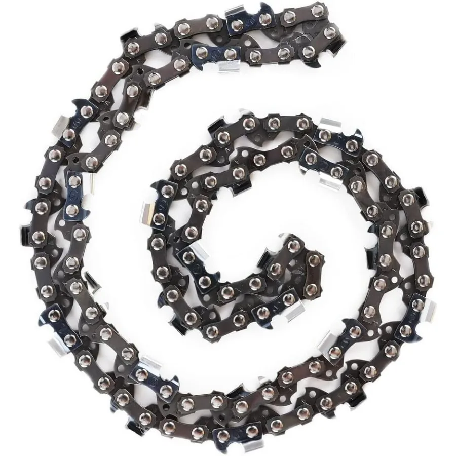 A ANLEOLIFE 8인치 체인톱 체인 4팩 S33 3/8인치 LP 피치.050인치 게이지 33 드라이브 링크 교체용 저반발 체인톱 블레이드