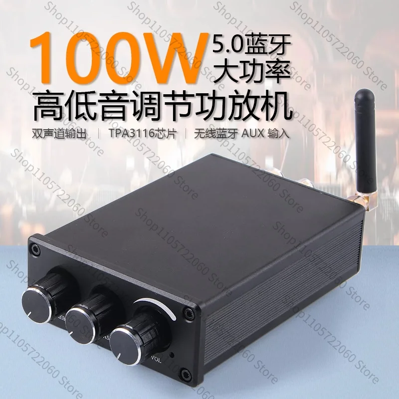TPA3116 Bluetooth Amplifier 50W*2 Dual Channel Stereo Amplifier Board Finished Unit with Bass Treble Control