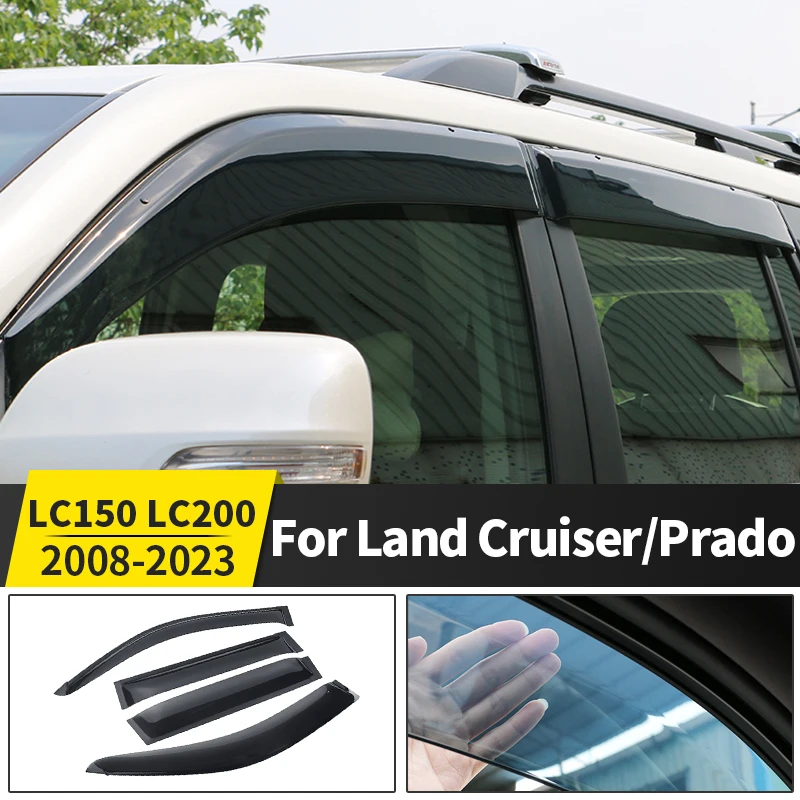 

Car Side Window Deflector For Toyota Land Cruiser 200 Prado 150 LC150 LC200 2008-2022 2021 2020 2019 2018 Exterior Accessories