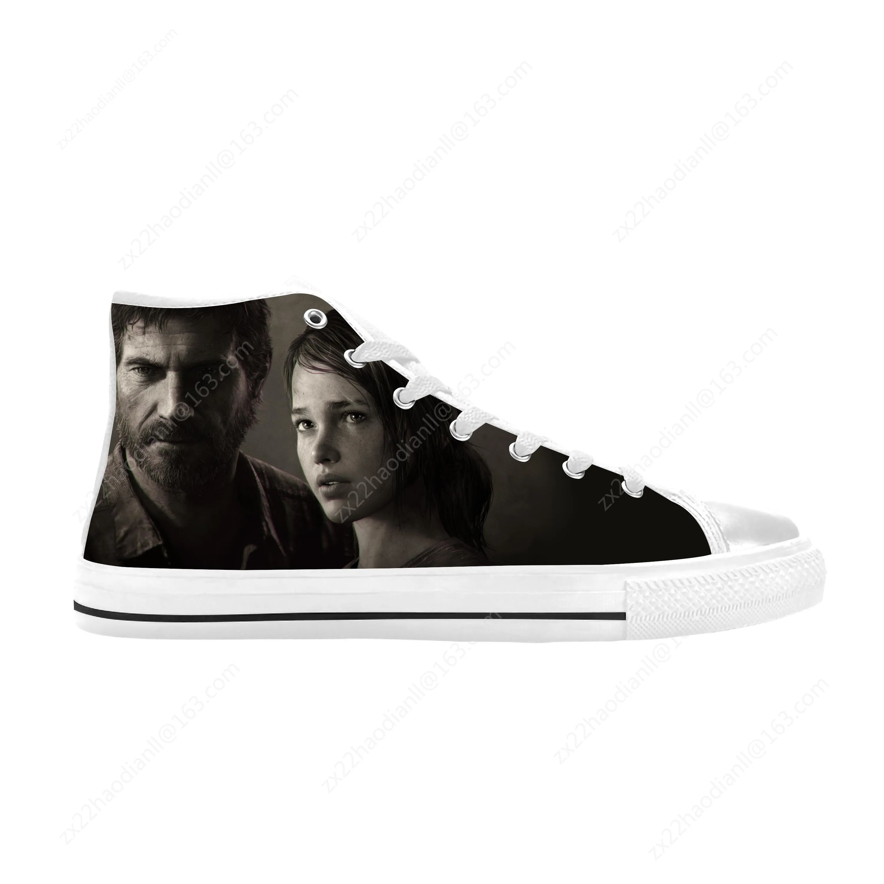 Hot The Last Of Us Game Anime Cartoon Manga Comic Casual Cloth Shoes High Top Comfortable Breathable 3D Print Men Women Sneakers