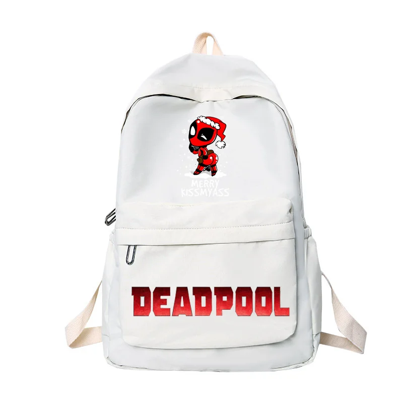 New Deadpool Superhero Youth Backpack Popular Simple Large Capacity School Bag Fashion Multifunctional Cartoon CooL Backpacks