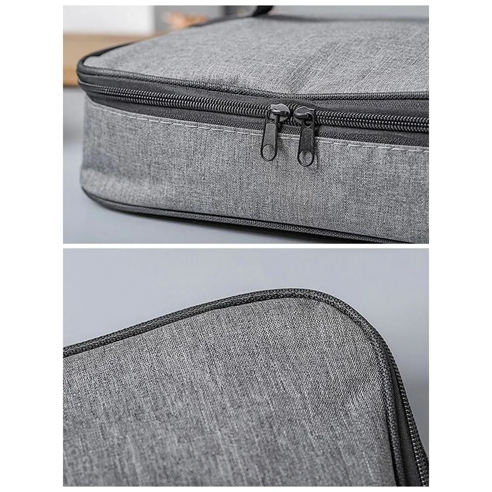 Square Thermal Lunch Bag Thicken Ice Pack Food Carrier Snack Bag Large Insulated Cooler Storage Bags