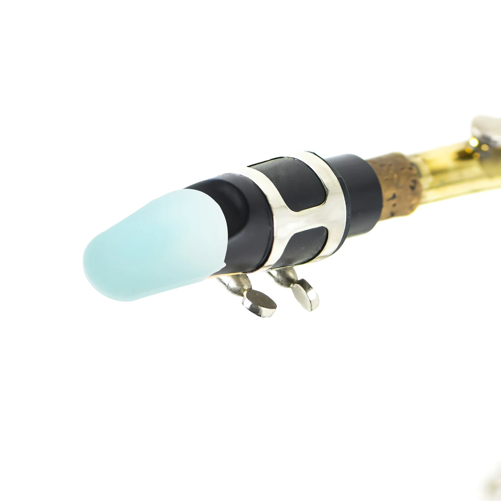 

Mouthpiece Protective Cap Clarinet Cover Flute Sleeve Suite Saxophone Protector Sky-blue Cases Silicone