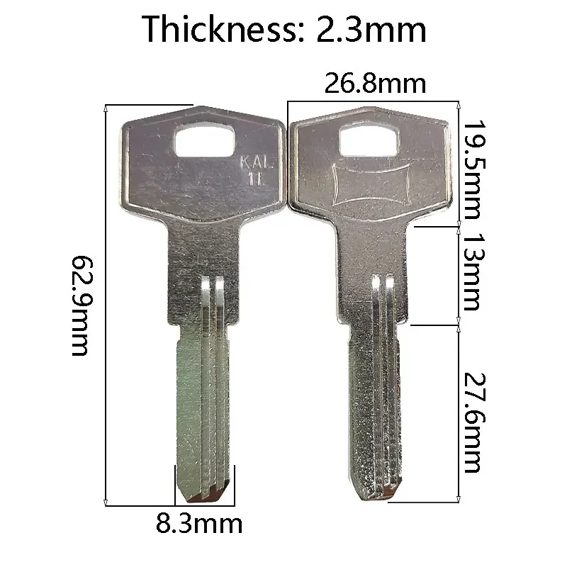 5/10/50/100 Pcs Hi-Rel KA-1L Door Lock House Key Blanks универсальный ключ домофон Copper Empty Clean Copy Duplicate for Home