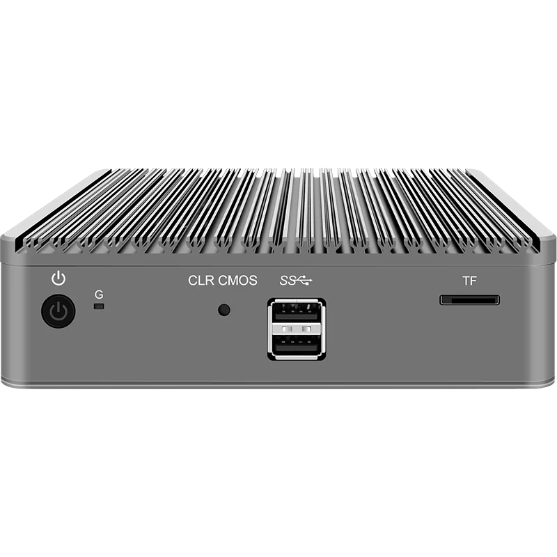 CWWK-enrutador de Firewall de 12ª generación, Intel i3, N305, N200, N100, Mini PC, 4xi226-V, 2,5G, Proxmox, Host, ordenador industrial sin ventilador