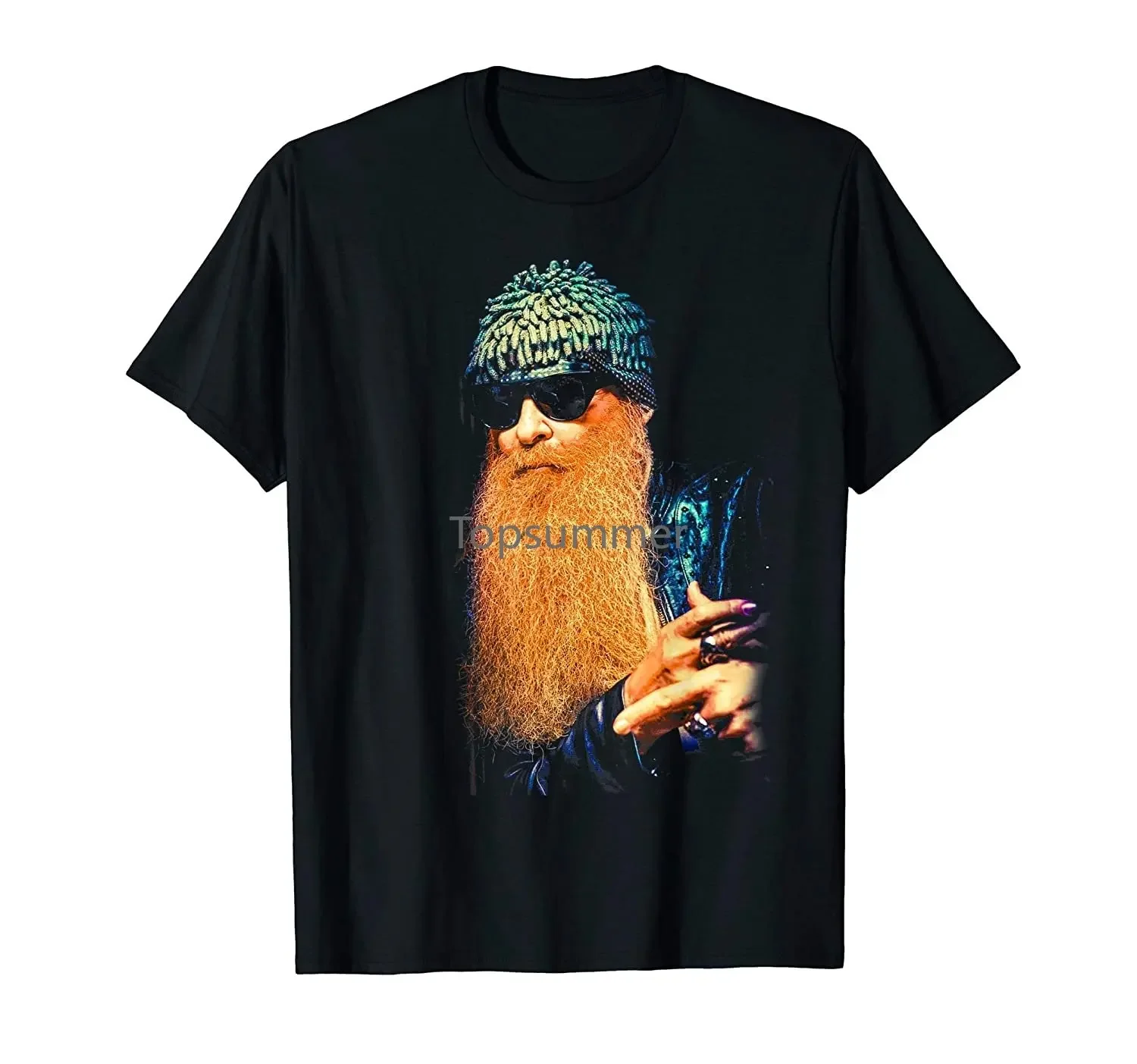 Billy F Gibbons จาก ZZ Top Portrait เสื้อยืด