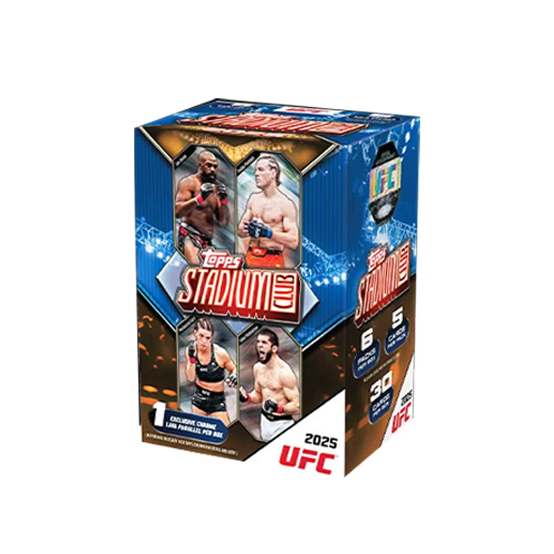 2025 Topps UFC Chrome Value & Mega Box Ultimate Fighter Collectible Card Star Card - view 2