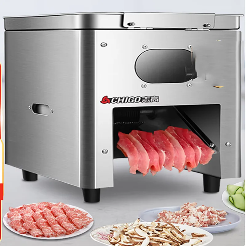 Electric Multifunctional Machine for Cutting Meat Slices, Shredded Meat, and Diced Meat