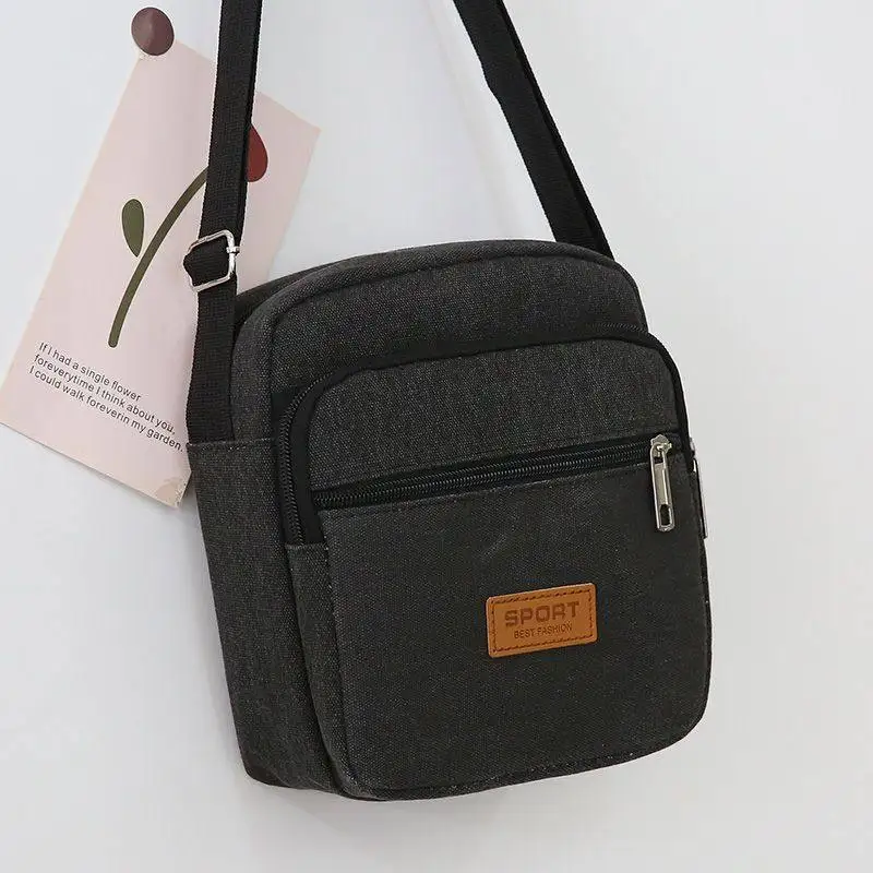

Мужская деловая сумка-кроссбоди из плотного холста, на одно плечо, для бизнеса и повседневного использования