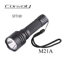 Convoy M21A with SFT40 copper DTP board and ar-coated inside Temperature protection 21700 flashlight torch light camping