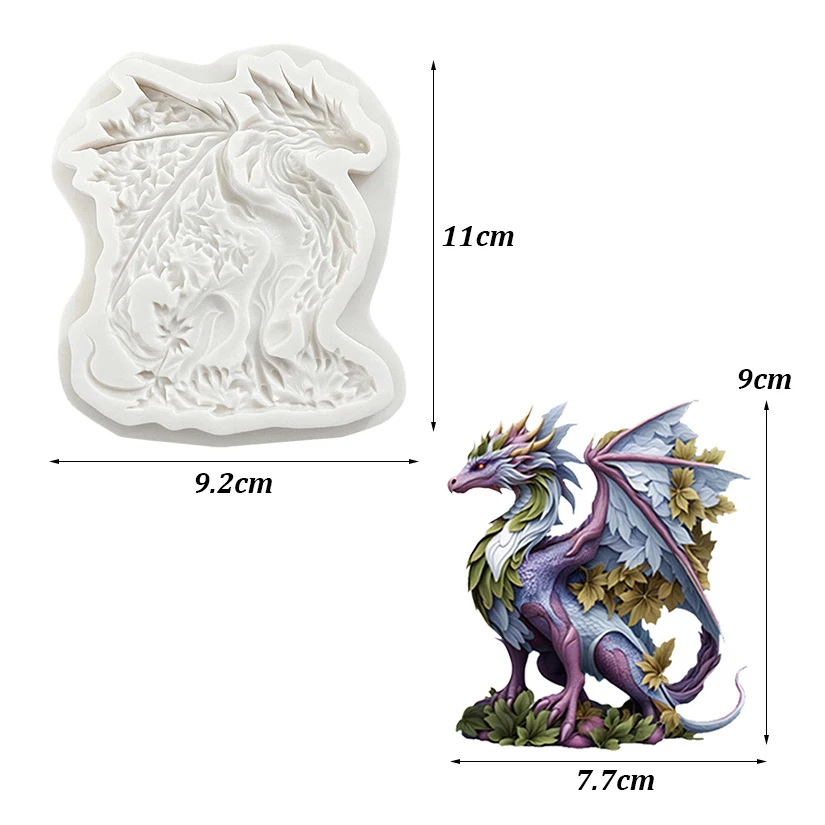 Dragon Silicone Sugarcraft Mold 6