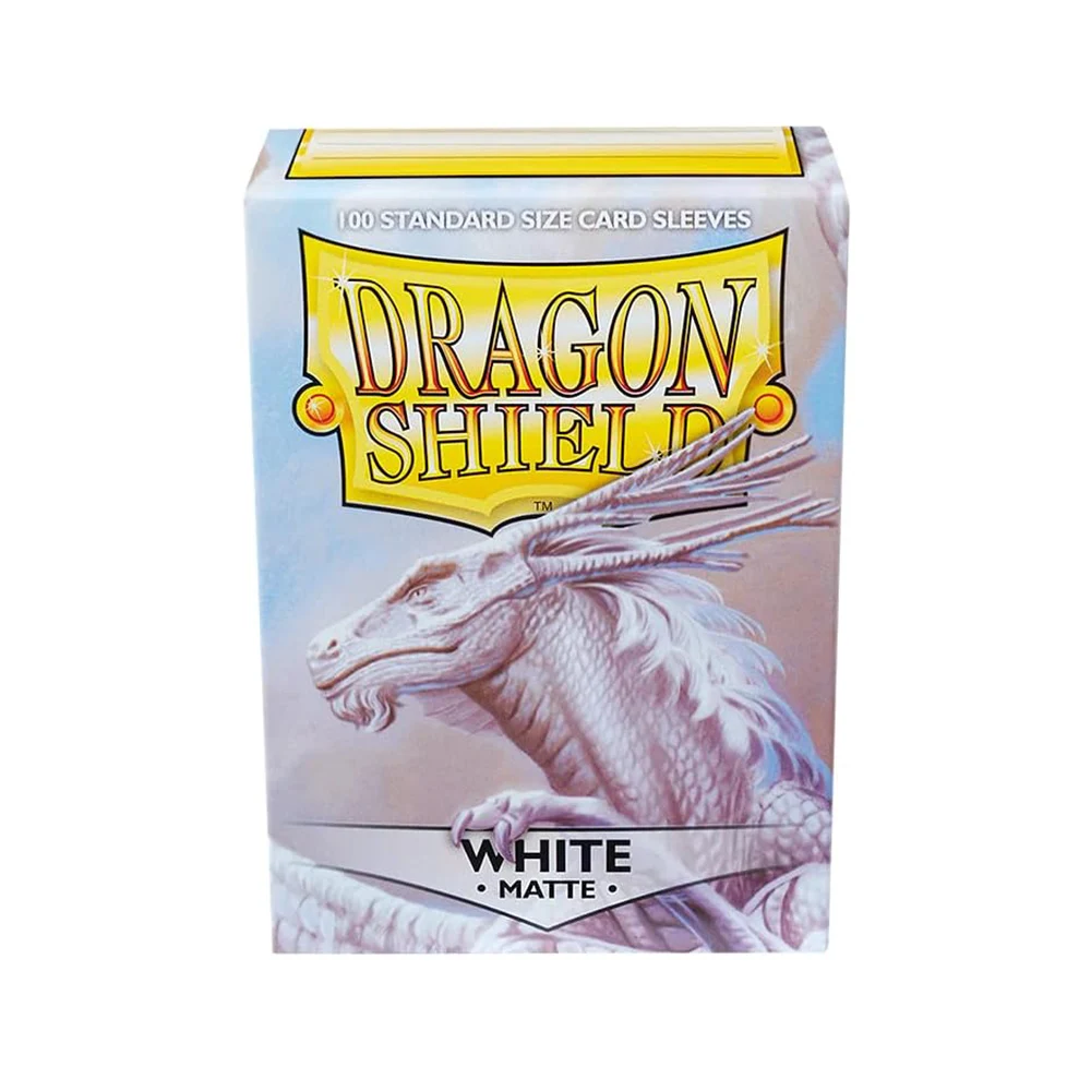 66x91mm 100pcs White High Quality Dragon Shield Cards Sleeves Board Games Cards Playing TCG/PKM/MTG Sleeves Protector