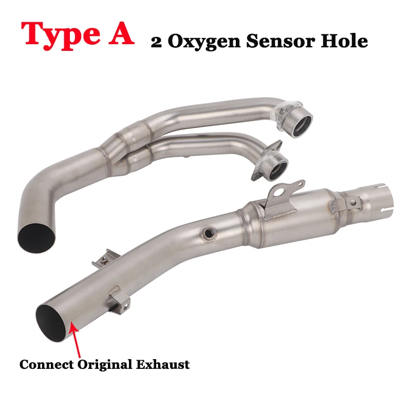 Motorcycle Exhaust System Slip On For VOGE DS800X Rally DS800 800 DSX 2025-2027 Front Link Pipe Escape Connect Original Muffler
