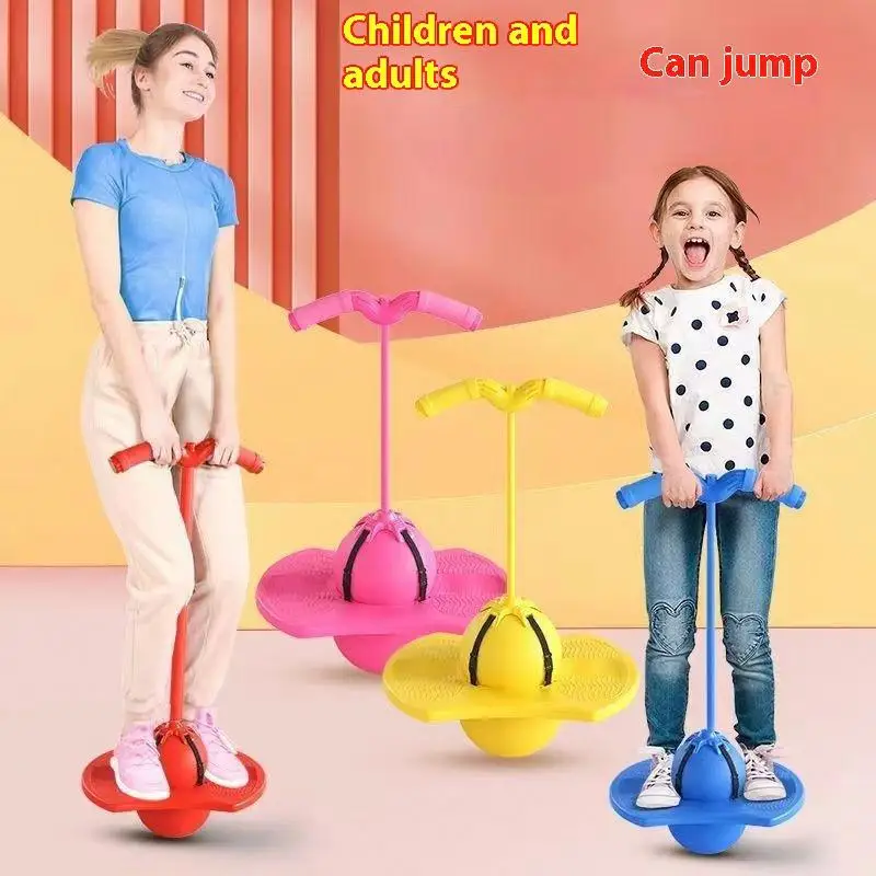 1 Set Children's Balance Training Toy Bouncing Ball Frog Jump Long Height Exercise Equipment Increase High Jump Bouncing Ball