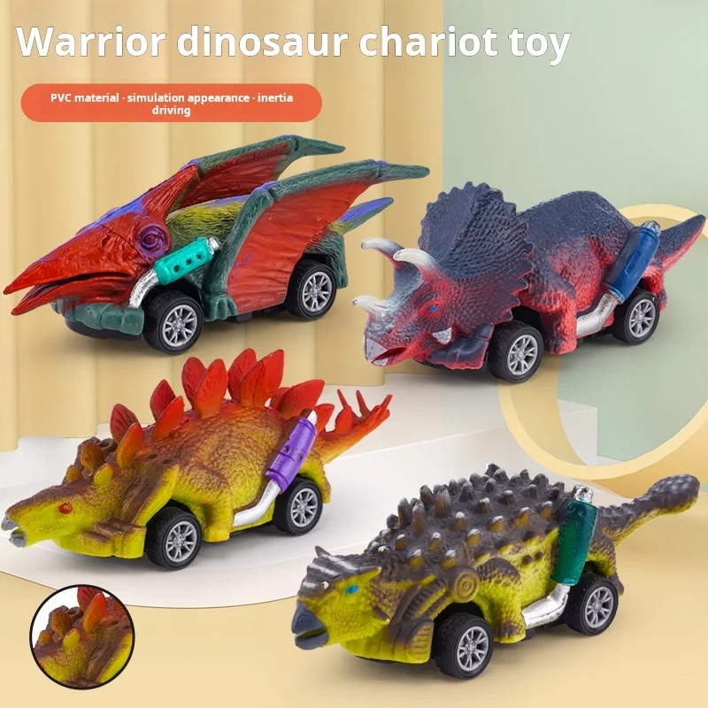 ของเล่นไดโนเสาร์ รถดึงหลัง รถมินิทรัค ชุดของเล่นรถสำหรับเด็กเล็ก เด็กชาย เด็กหญิง ของขวัญ