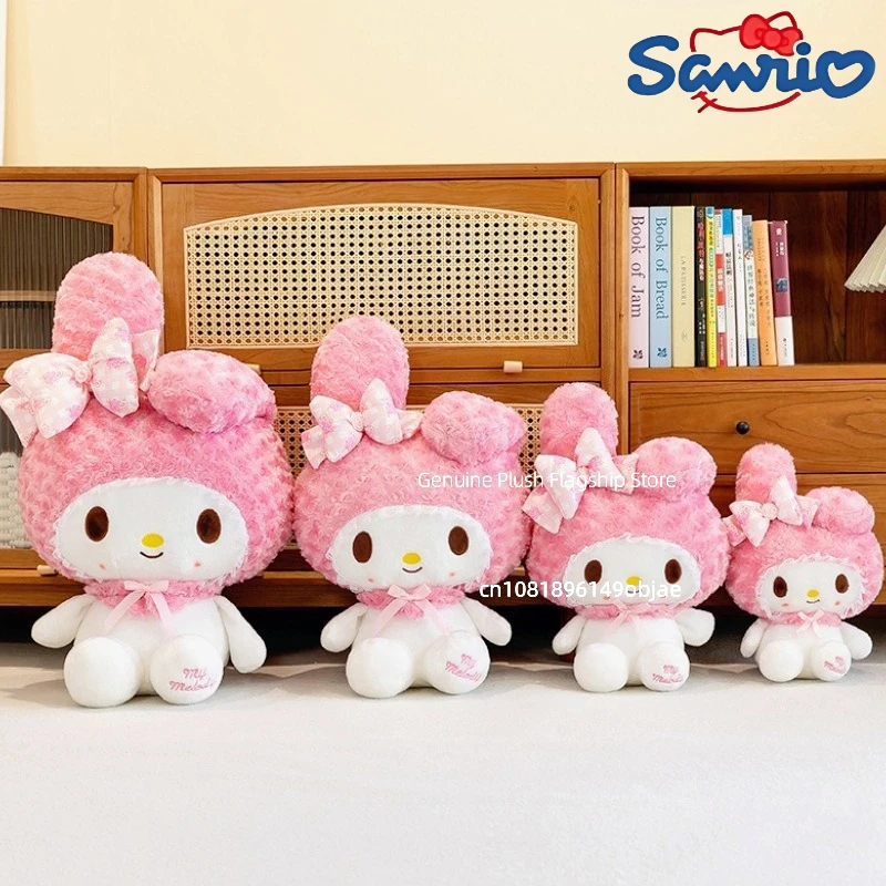 35/45/60CM Big Size Sanrio My Melody Cartoon Anime Plush Stuffed Doll Room Decoration Peluche Pillow Cute Plushies Ornament Gift