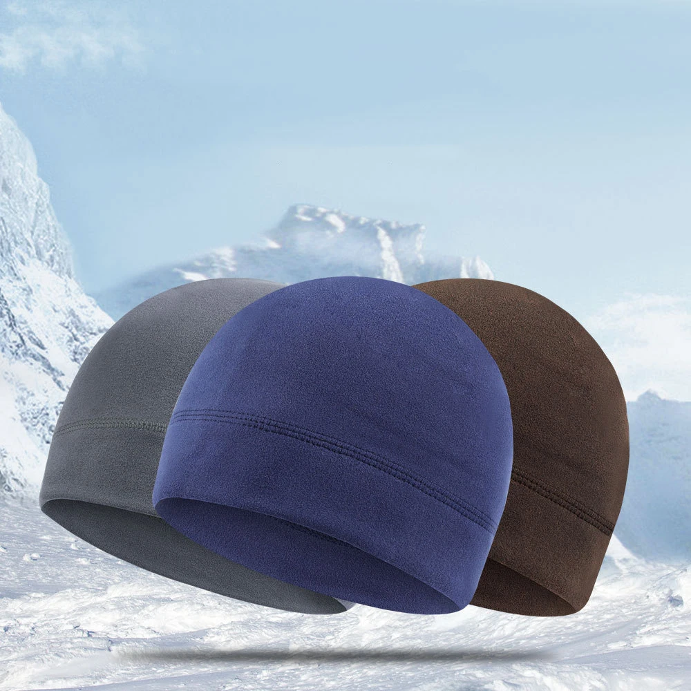 New Solid DE Velvet Caps for Autumn Winter Men Soft Beanie Hat Outdoor Keep Warm Ear Protected Street Beanies Women Hats