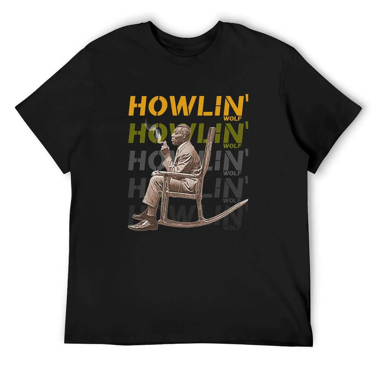 

Howlin Wolf Soul Man Rockin Chair T-Shirt cute clothes blanks summer shirt men graphic t shirts