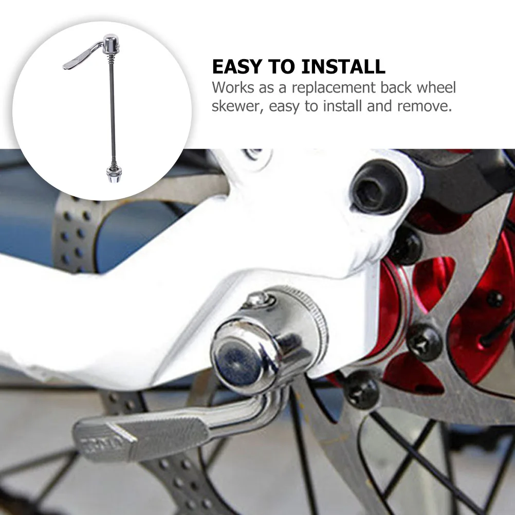 

1pc Steel Quick Release Rod For Bike Rear Wheel Axle Skewer Road Cycling Accessories Durable Easy Install Replacement
